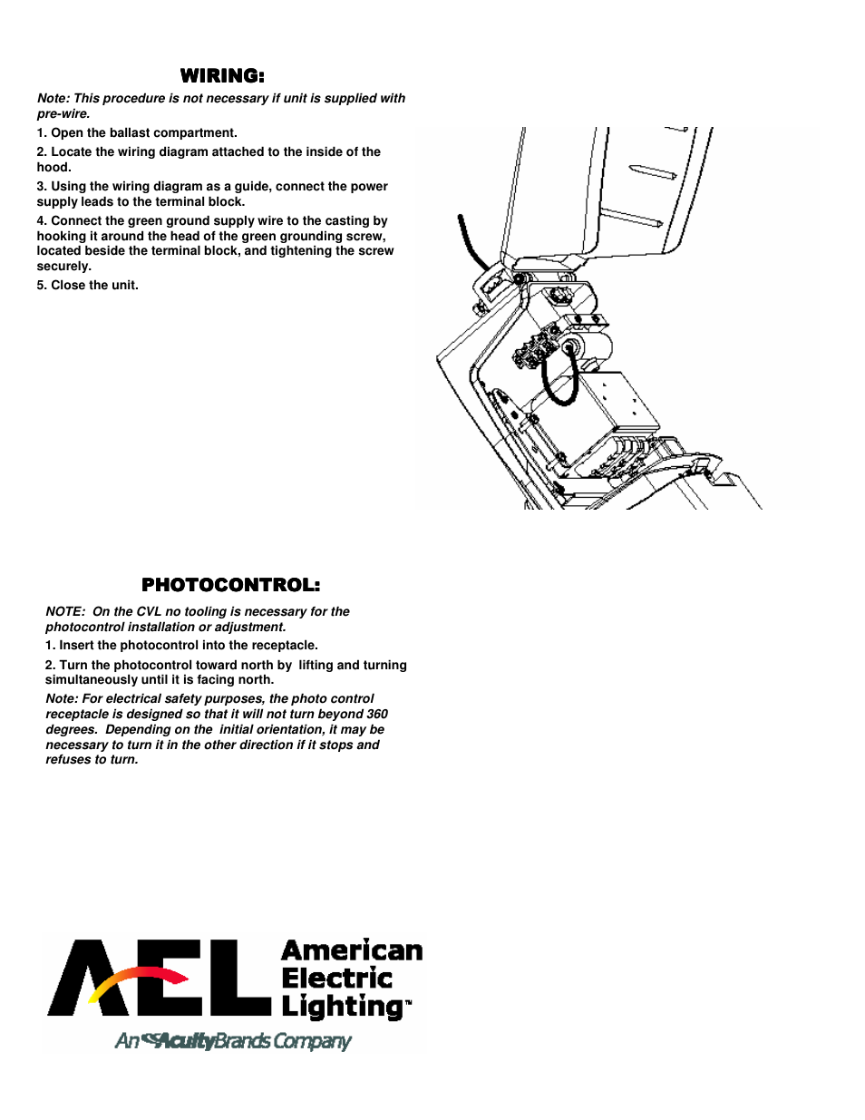 American Electric Lighting CVL User Manual | Page 3 / 3