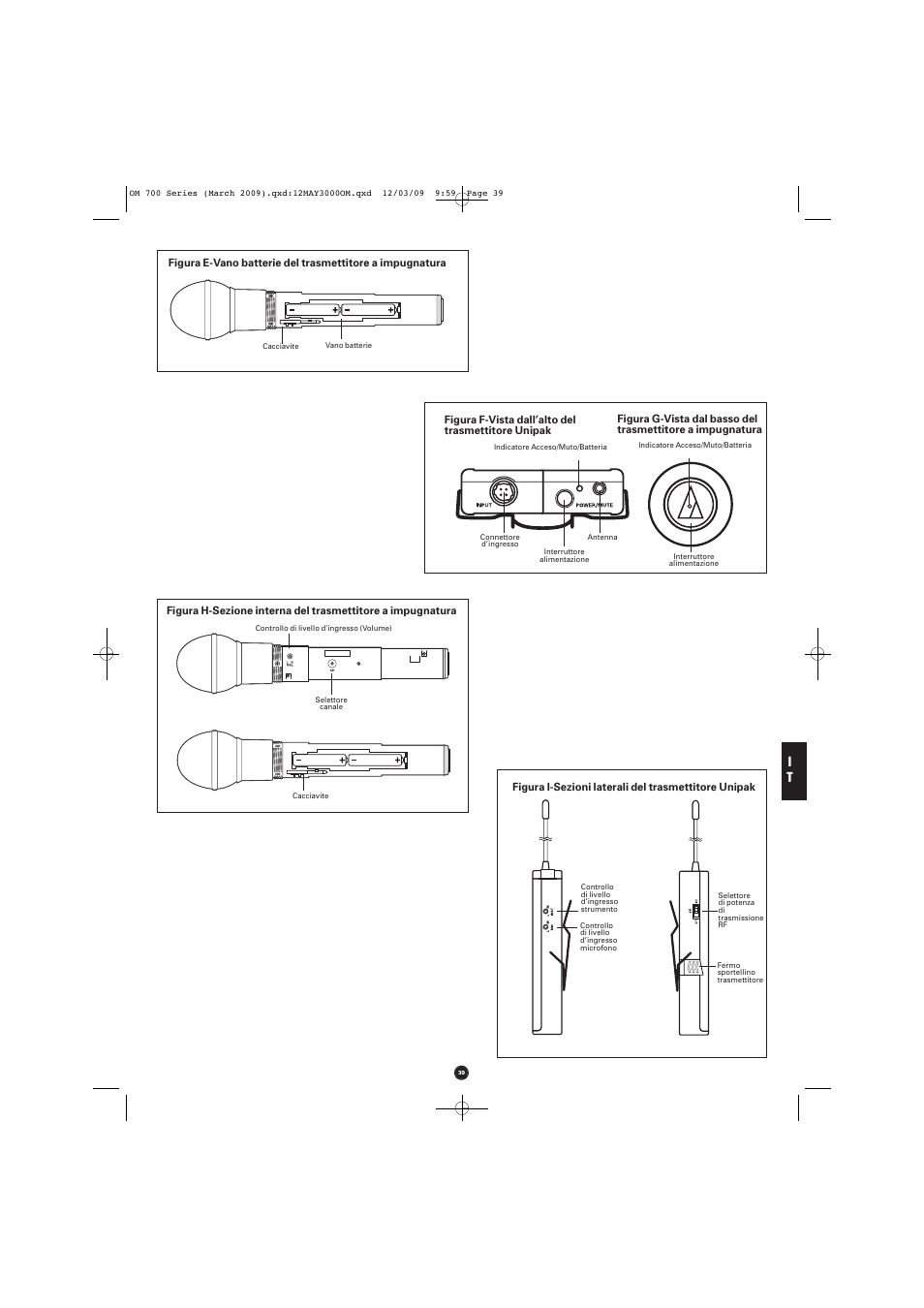 Audio-Technica ATW-T701 User Manual | Page 39 / 65