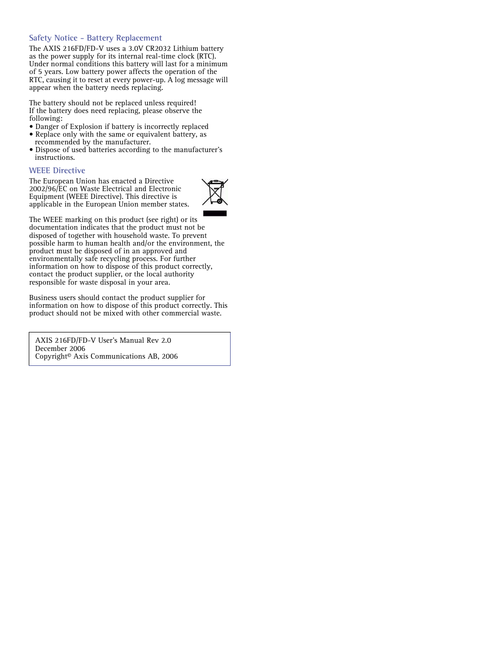 Axis communications, Product name> quick user’s guide | Axis Communications 216FD/FD-V User Manual | Page 3 / 64