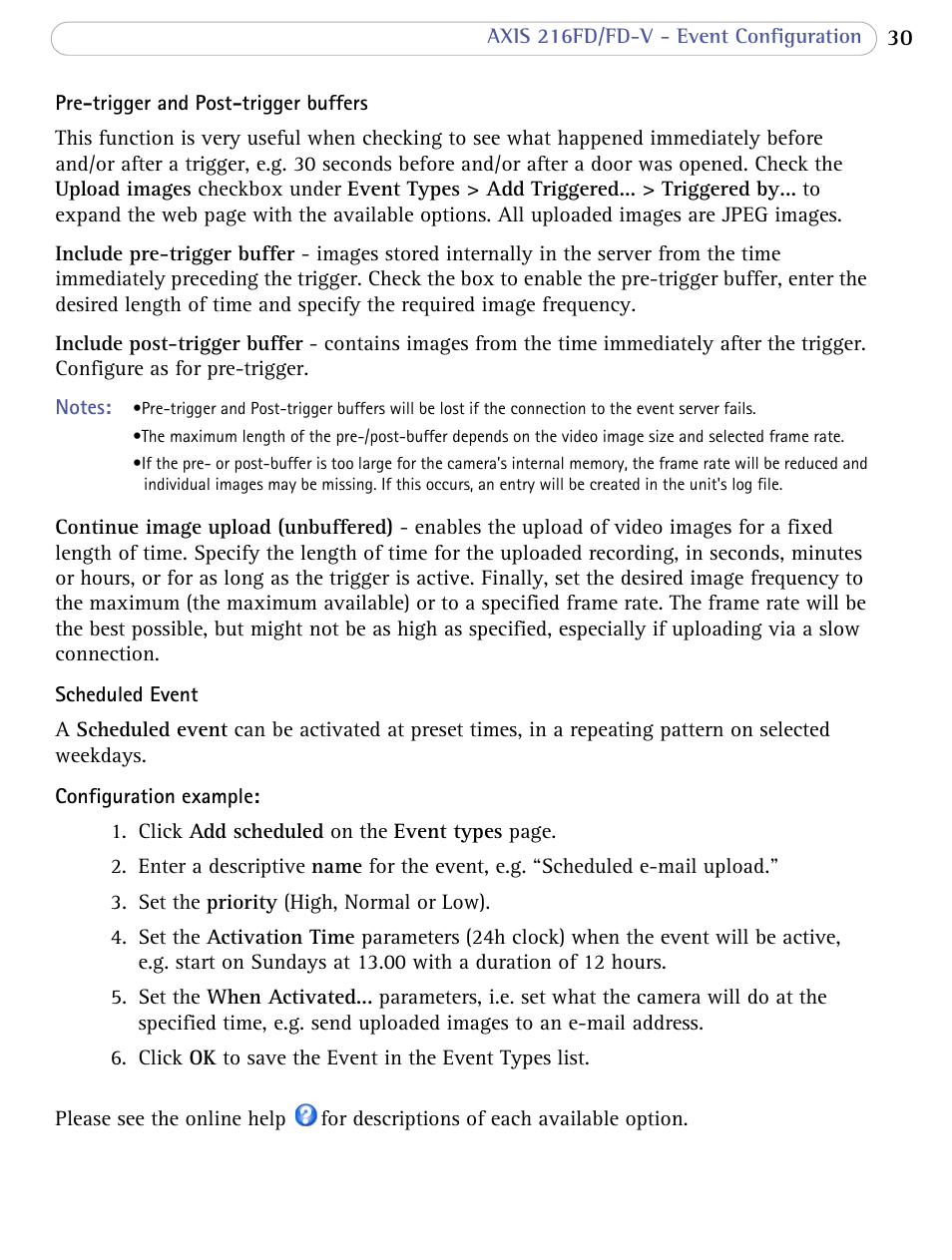 Axis Communications 216FD/FD-V User Manual | Page 30 / 64