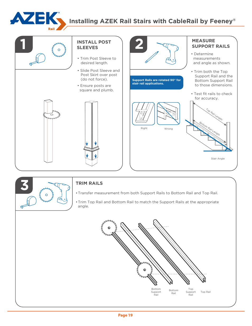 AZEK Rail User Manual | Page 19 / 40