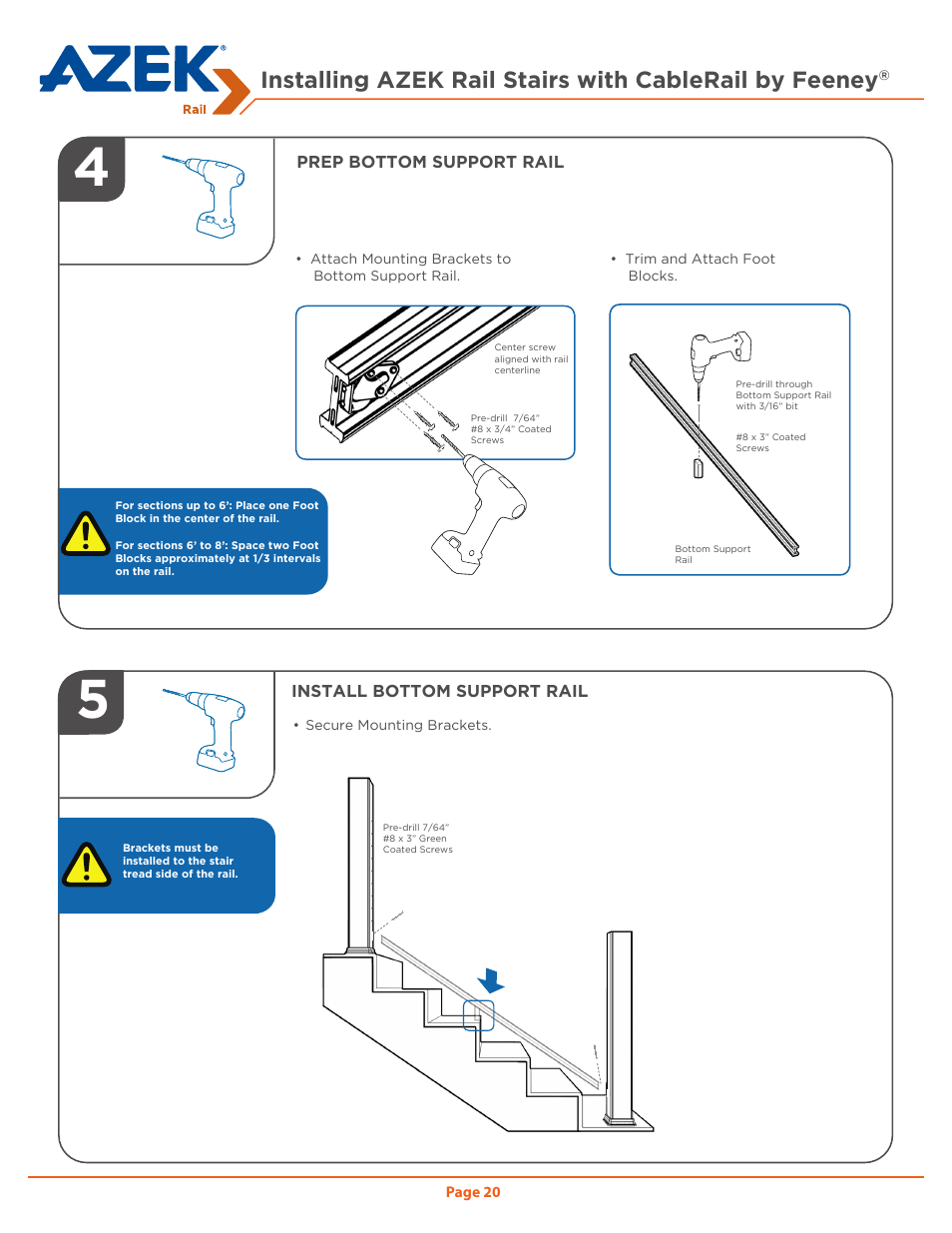 AZEK Rail User Manual | Page 20 / 40