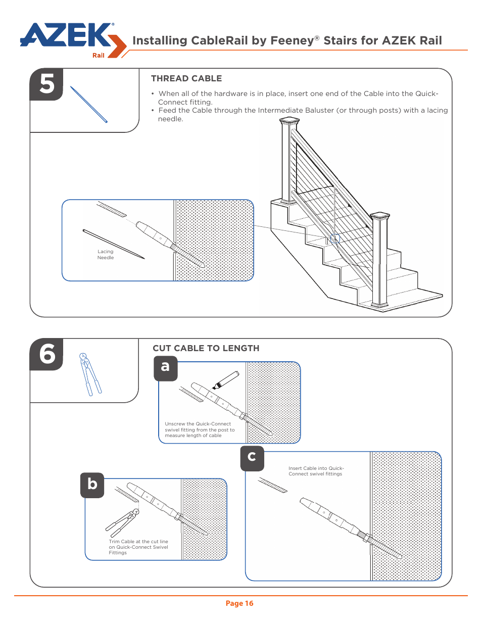 AZEK Rail User Manual | Page 16 / 20