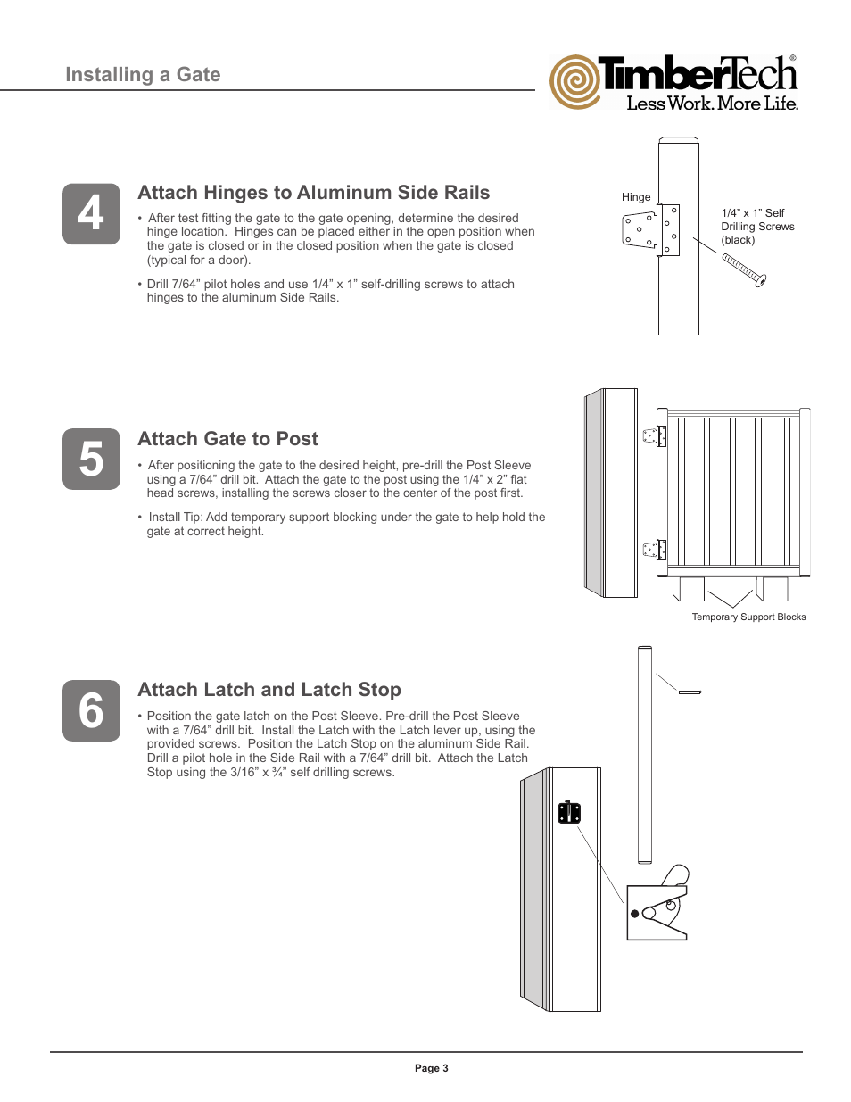 AZEK Rail User Manual | Page 3 / 4