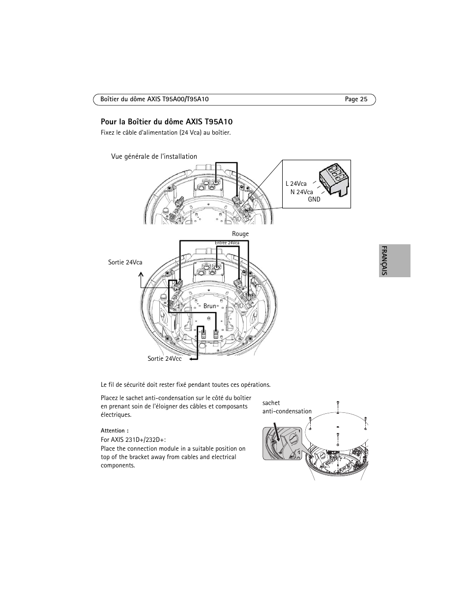 Axis Communications AXIS T95A10 User Manual | Page 25 / 73