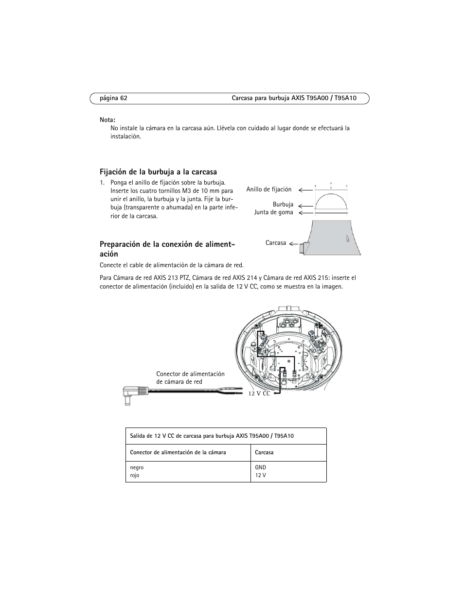 Axis Communications AXIS T95A10 User Manual | Page 62 / 73