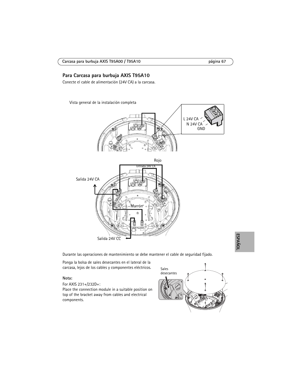 Axis Communications AXIS T95A10 User Manual | Page 67 / 73