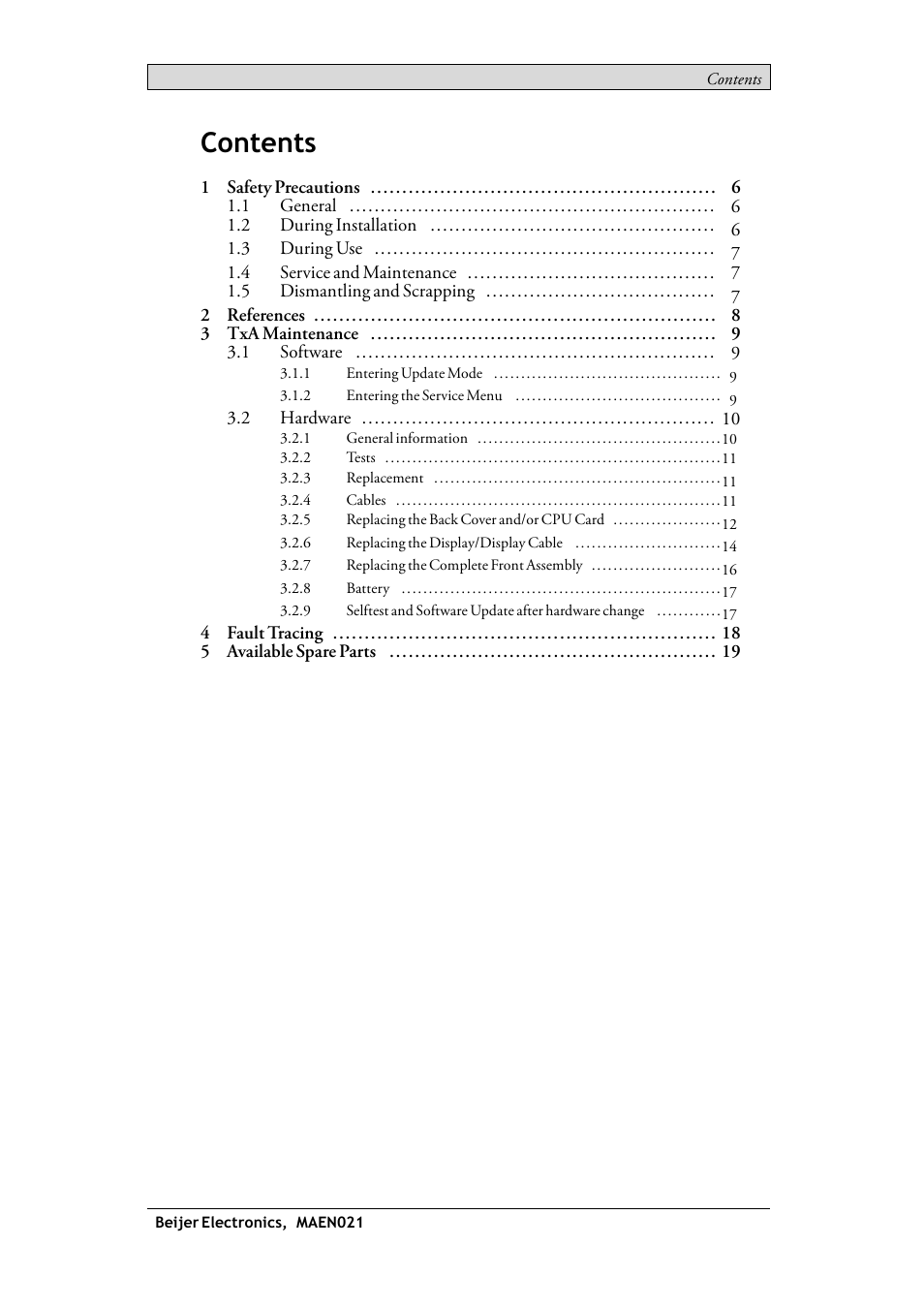 Beijer Electronics iX TxA EN User Manual | Page 5 / 19