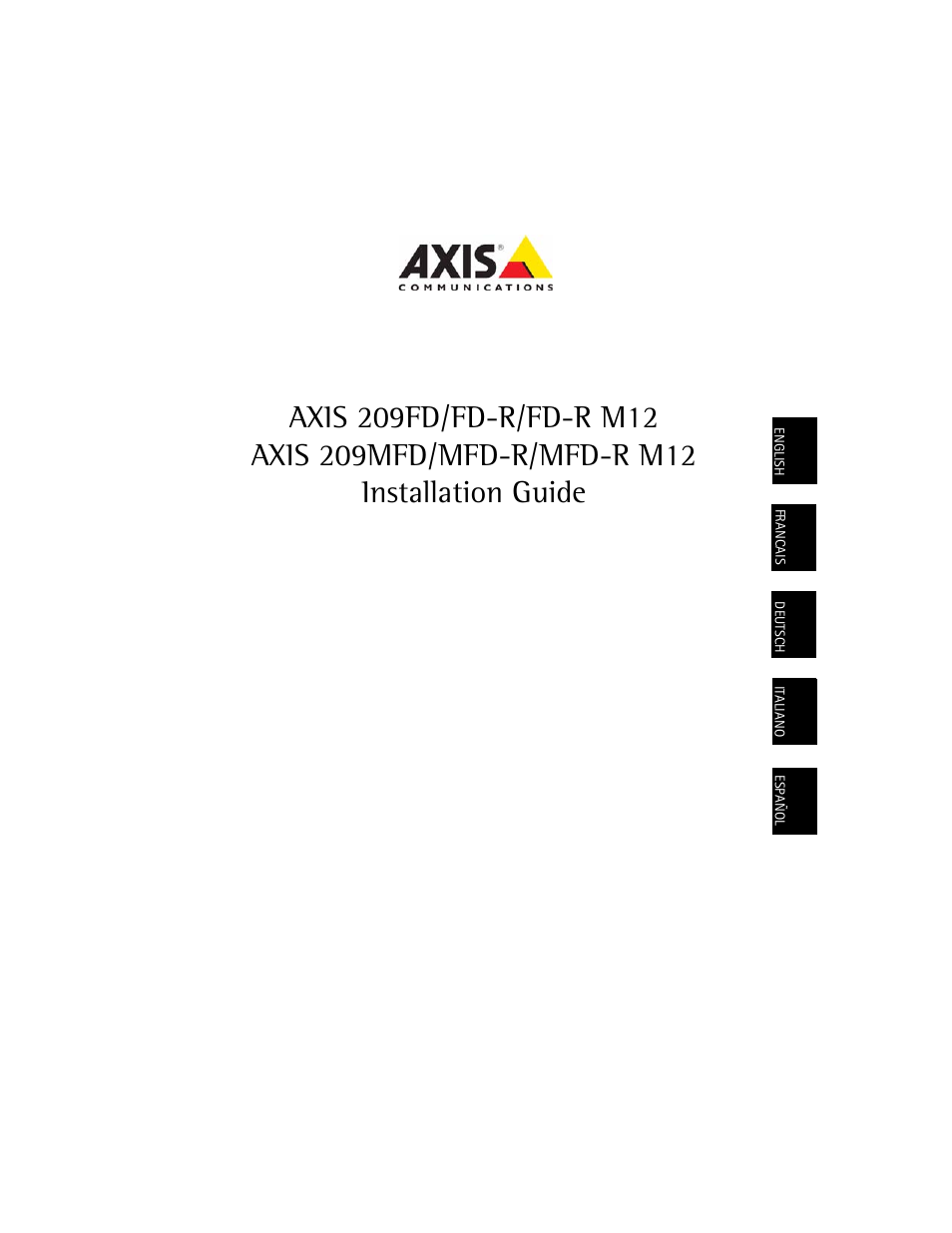 Axis Communications 209FD User Manual | 73 pages