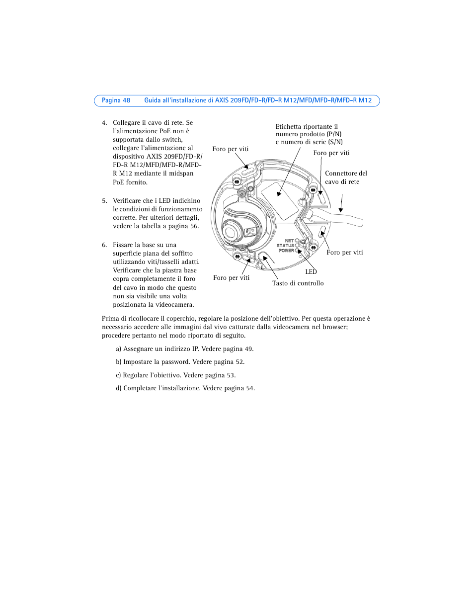 Axis Communications 209FD User Manual | Page 48 / 73