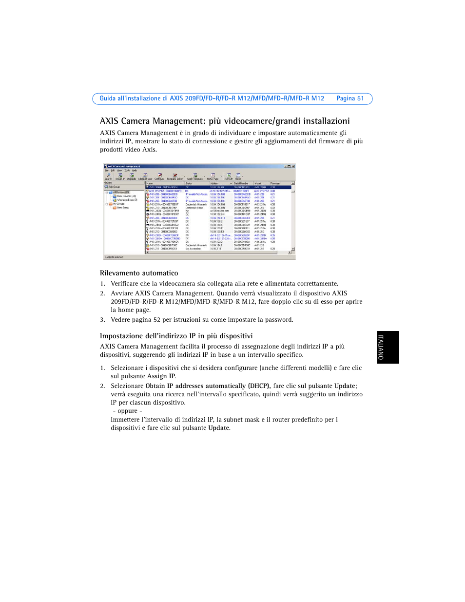 Axis Communications 209FD User Manual | Page 51 / 73