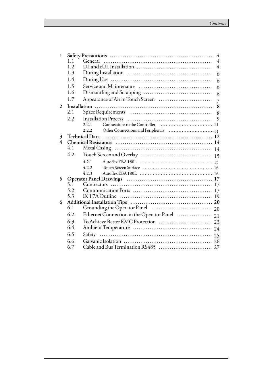 Beijer Electronics iX T7A EN User Manual | Page 3 / 28