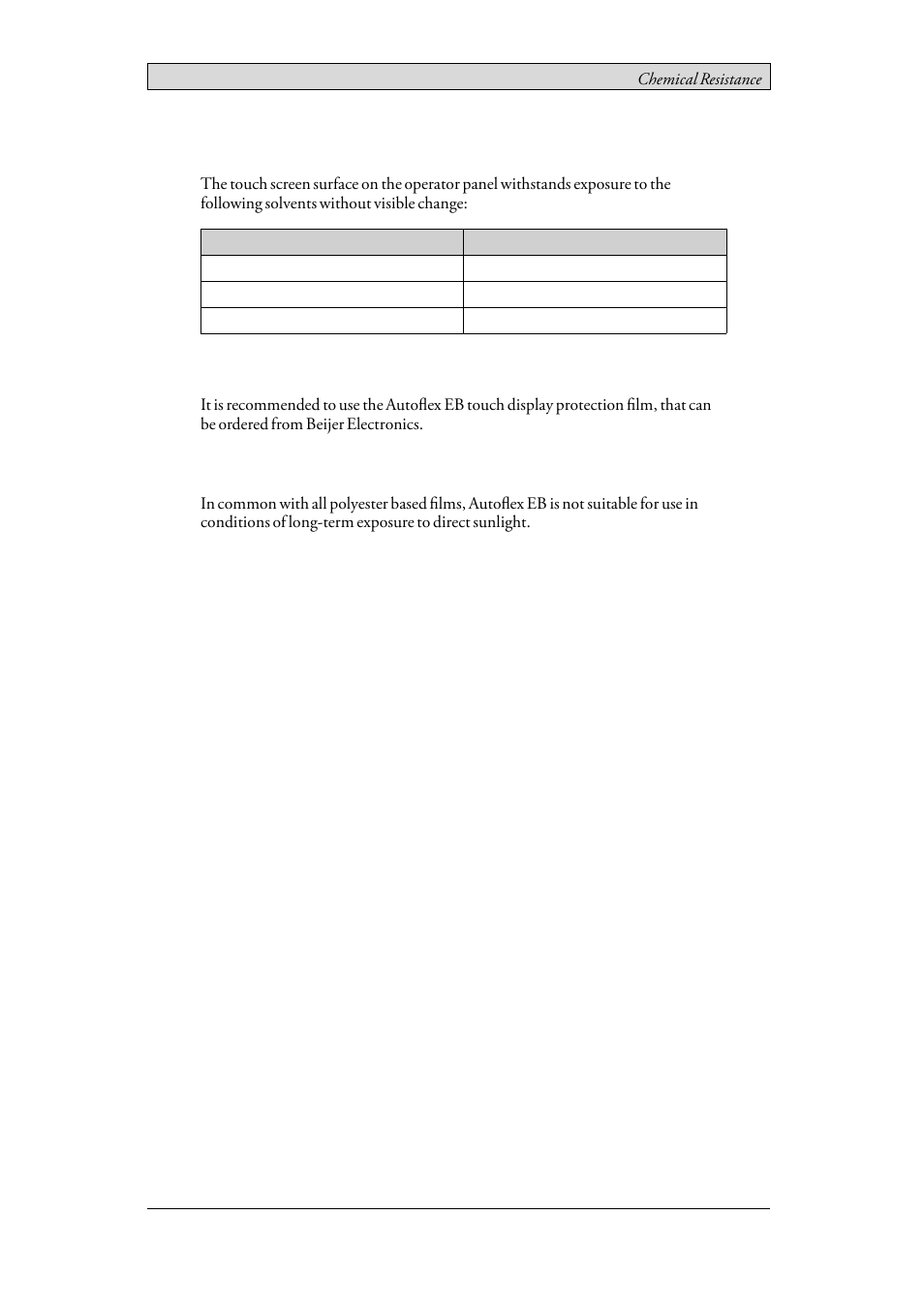 2 touch screen surface, 3 autotex, Touch screen surface | Autotex, Outdoor use | Beijer Electronics iX T7AM EN User Manual | Page 15 / 25