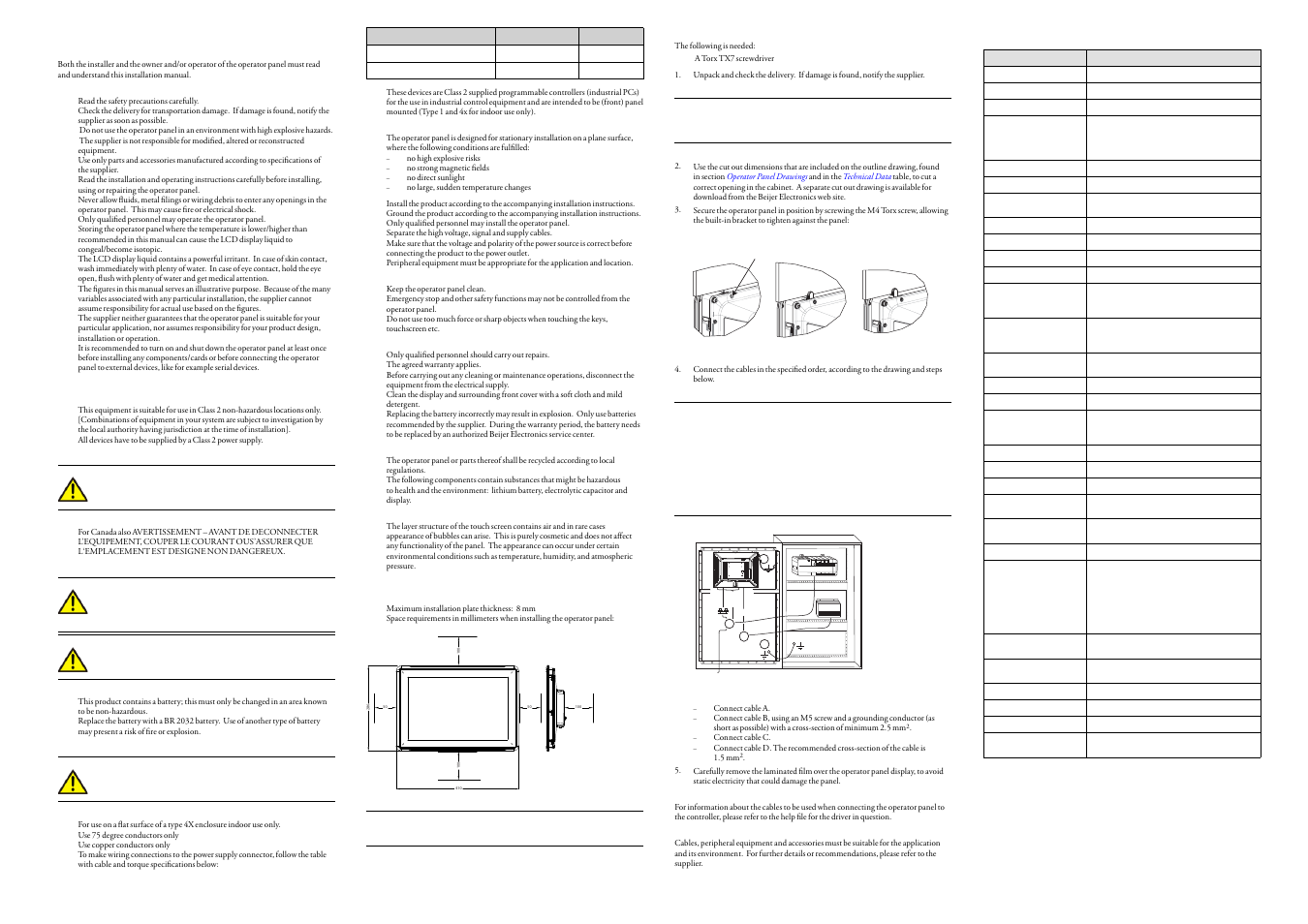 Beijer Electronics iX T15B EN User Manual | 2 pages