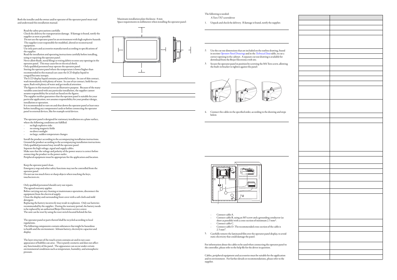 Beijer Electronics iX T15C EN User Manual | 2 pages