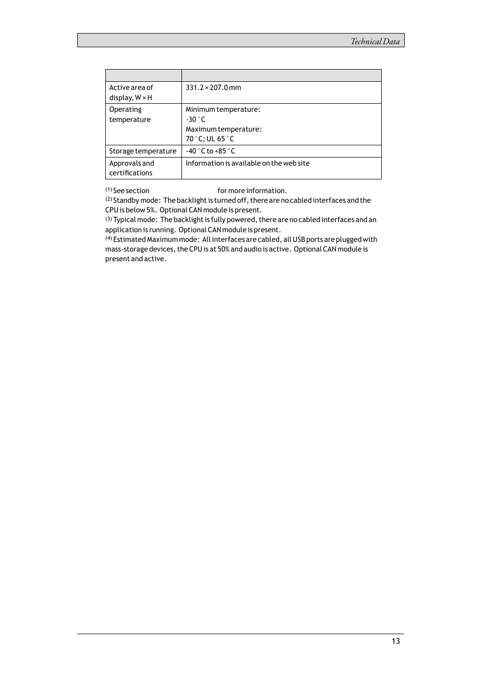 Beijer Electronics T15BR EN User Manual | Page 13 / 28