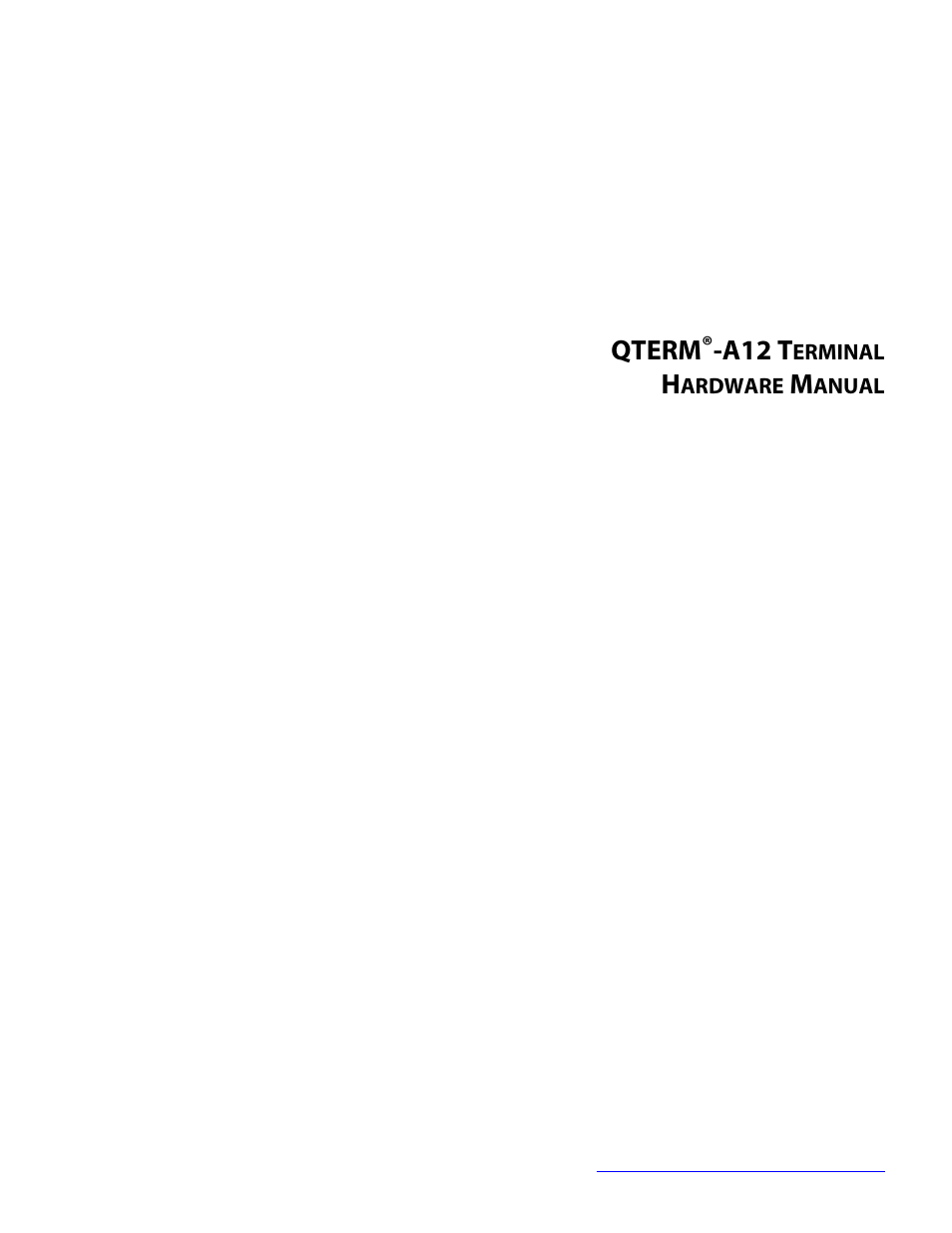 Beijer Electronics QTERM®-A12 User Manual | 38 pages