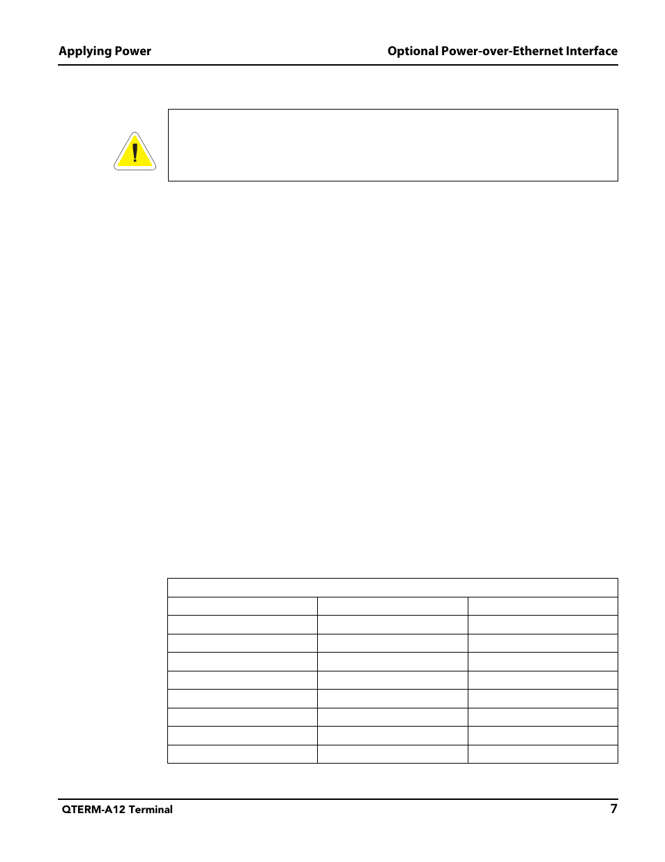 4 optional power-over-ethernet interface | Beijer Electronics QTERM®-A12 User Manual | Page 13 / 38