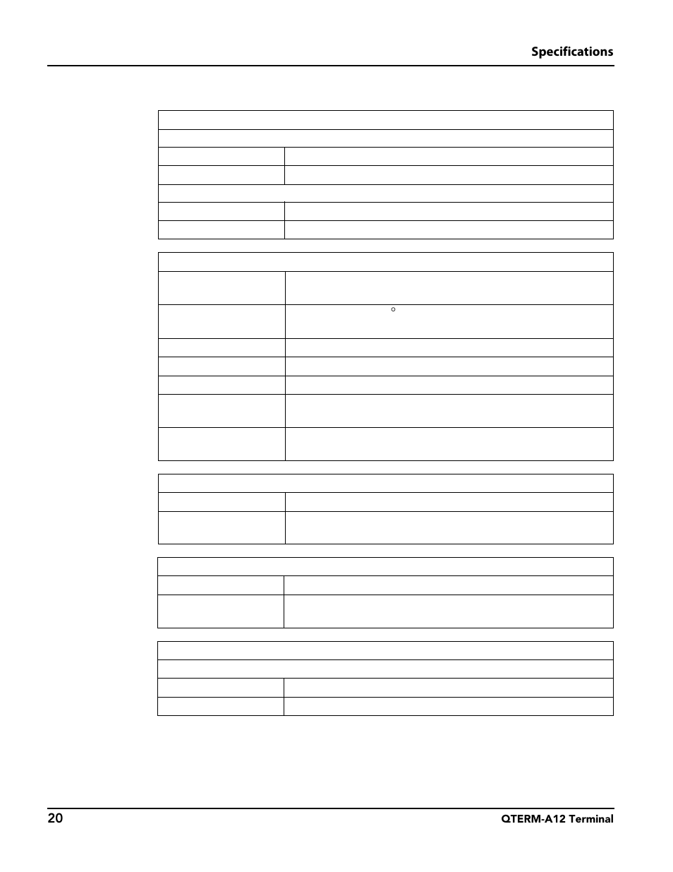 Beijer Electronics QTERM®-A12 User Manual | Page 26 / 38