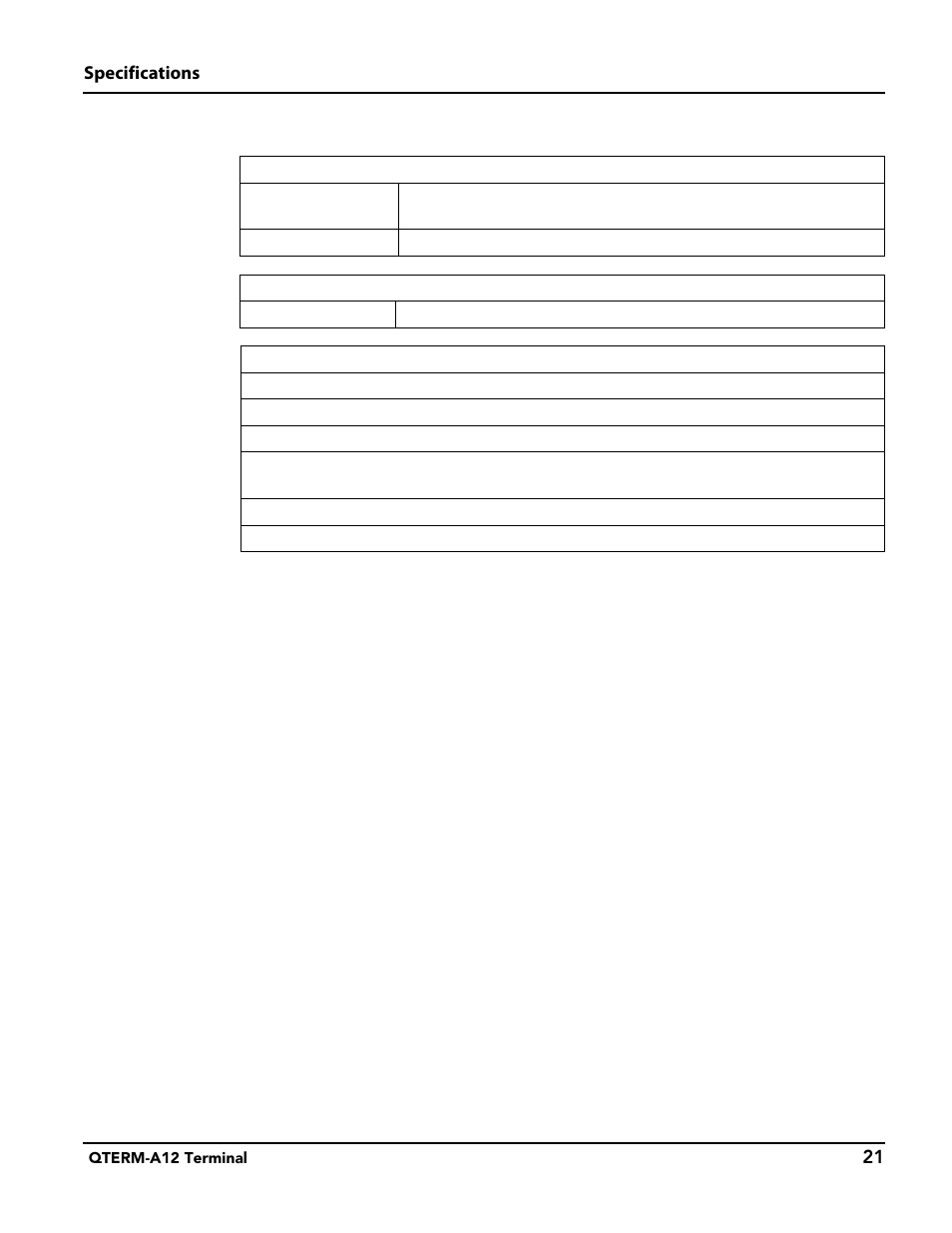 Beijer Electronics QTERM®-A12 User Manual | Page 27 / 38