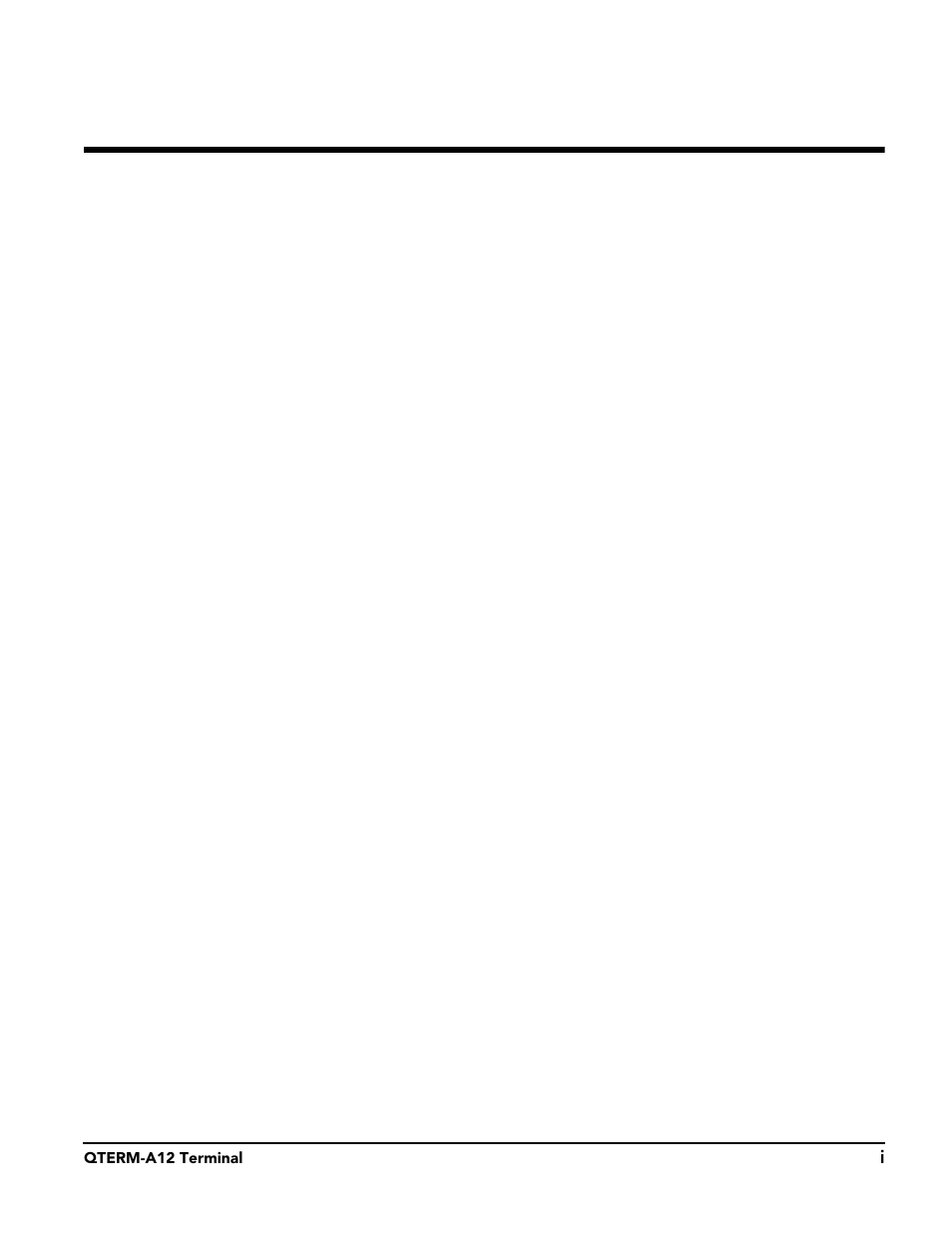 Beijer Electronics QTERM®-A12 User Manual | Page 5 / 38