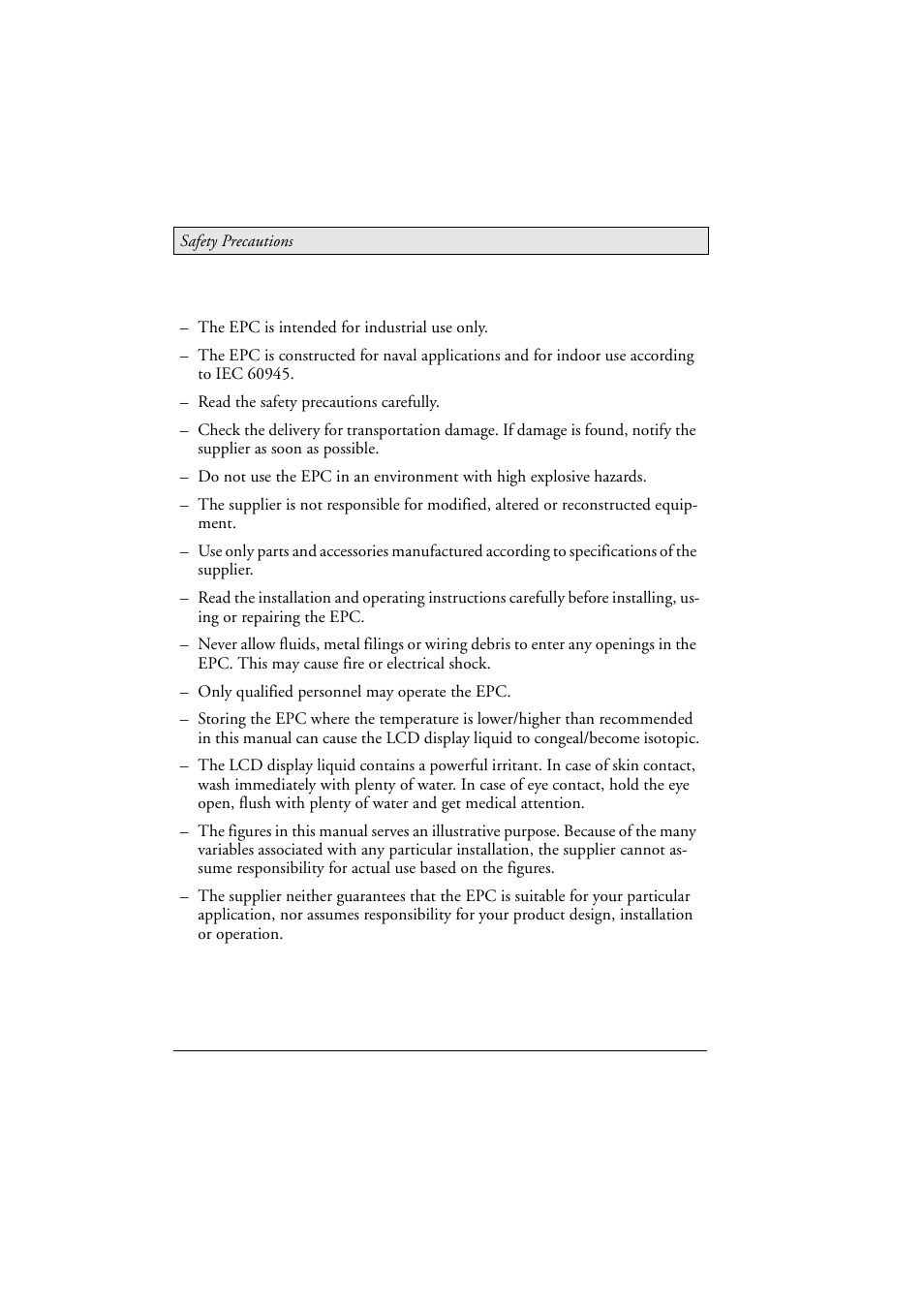 2 general, General | Beijer Electronics EPC C2D Box Nautic EN User Manual | Page 6 / 49