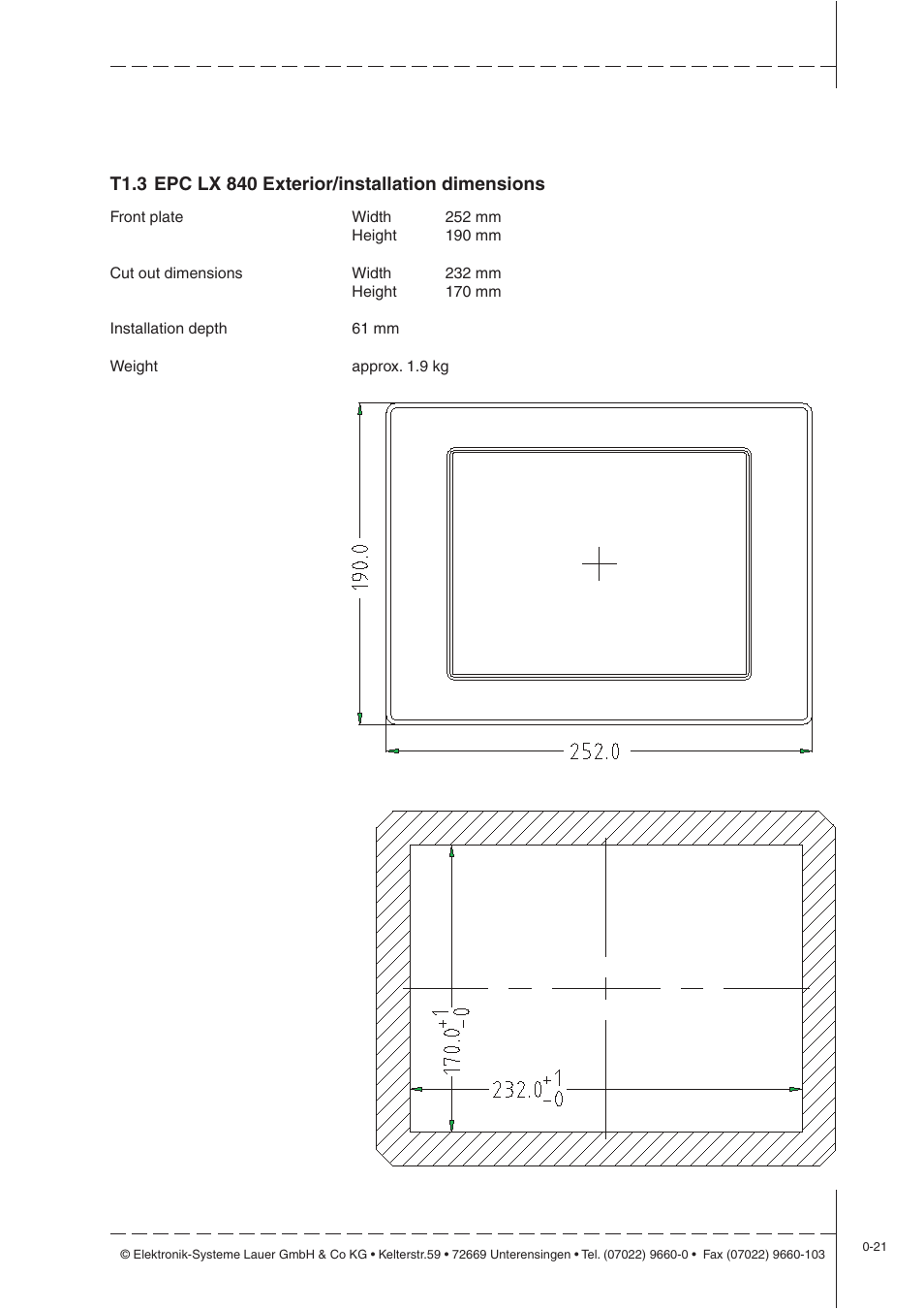 Beijer Electronics EPC LX nautic EN User Manual | Page 21 / 33