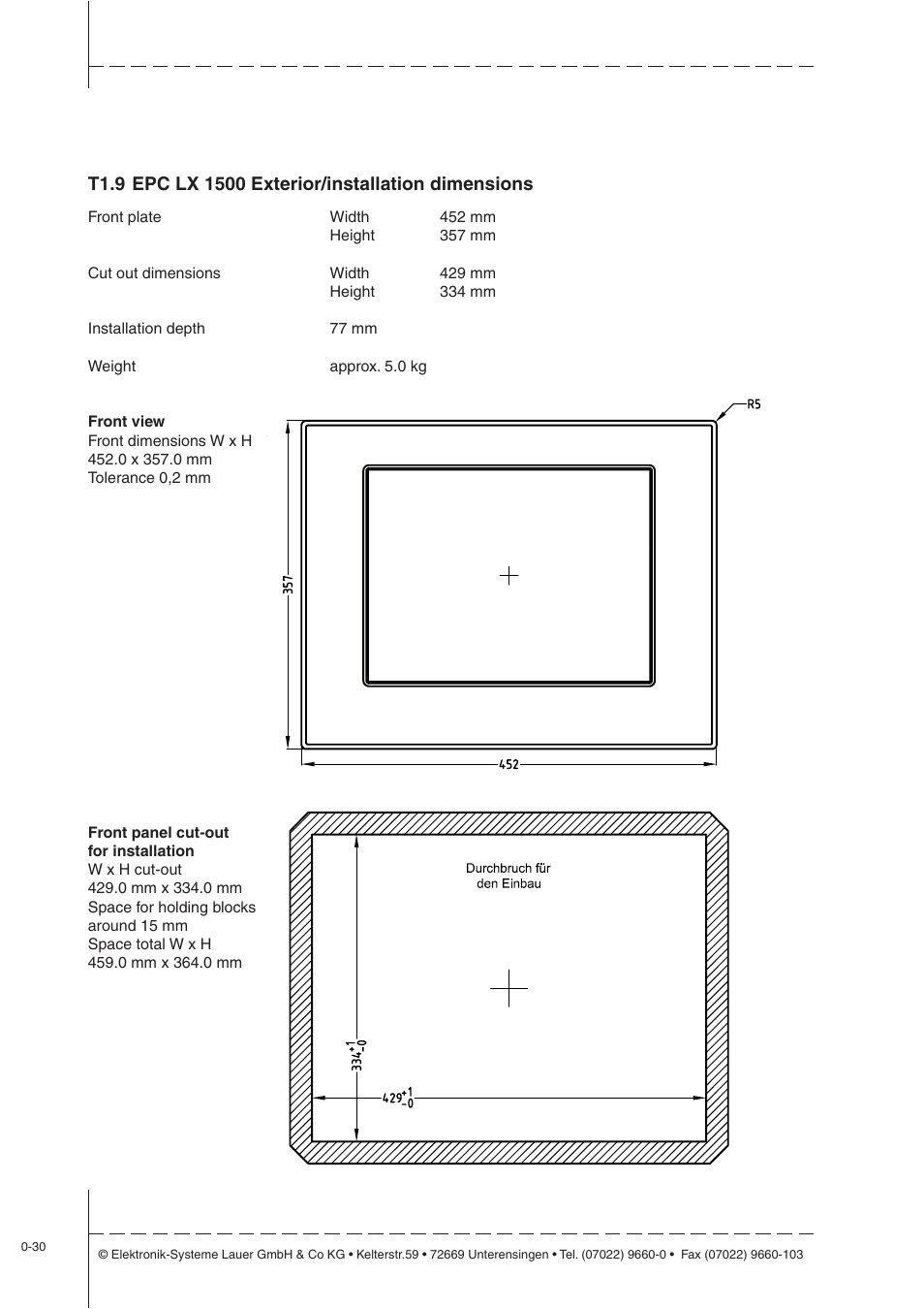 Beijer Electronics EPC LX nautic EN User Manual | Page 30 / 33