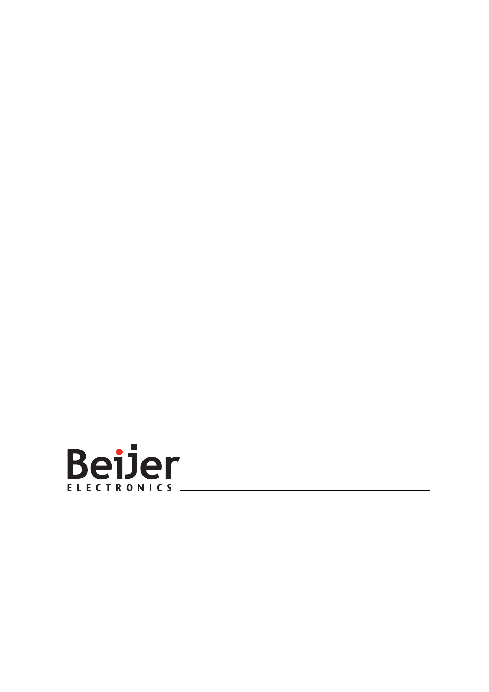 Beijer Electronics EPC TA100 AM EN User Manual | Page 38 / 38