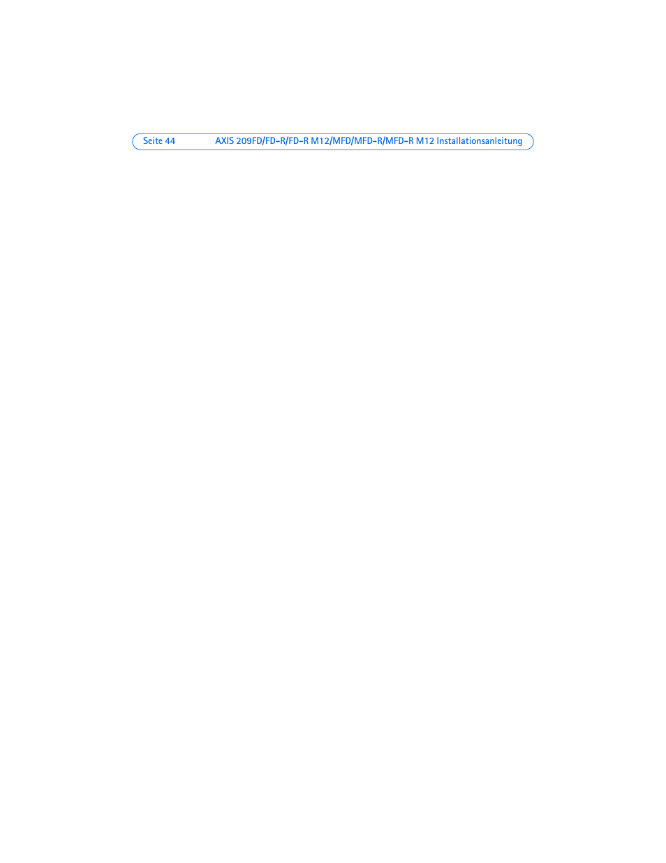 Axis Communications AXIS 209FD-R User Manual | Page 44 / 73