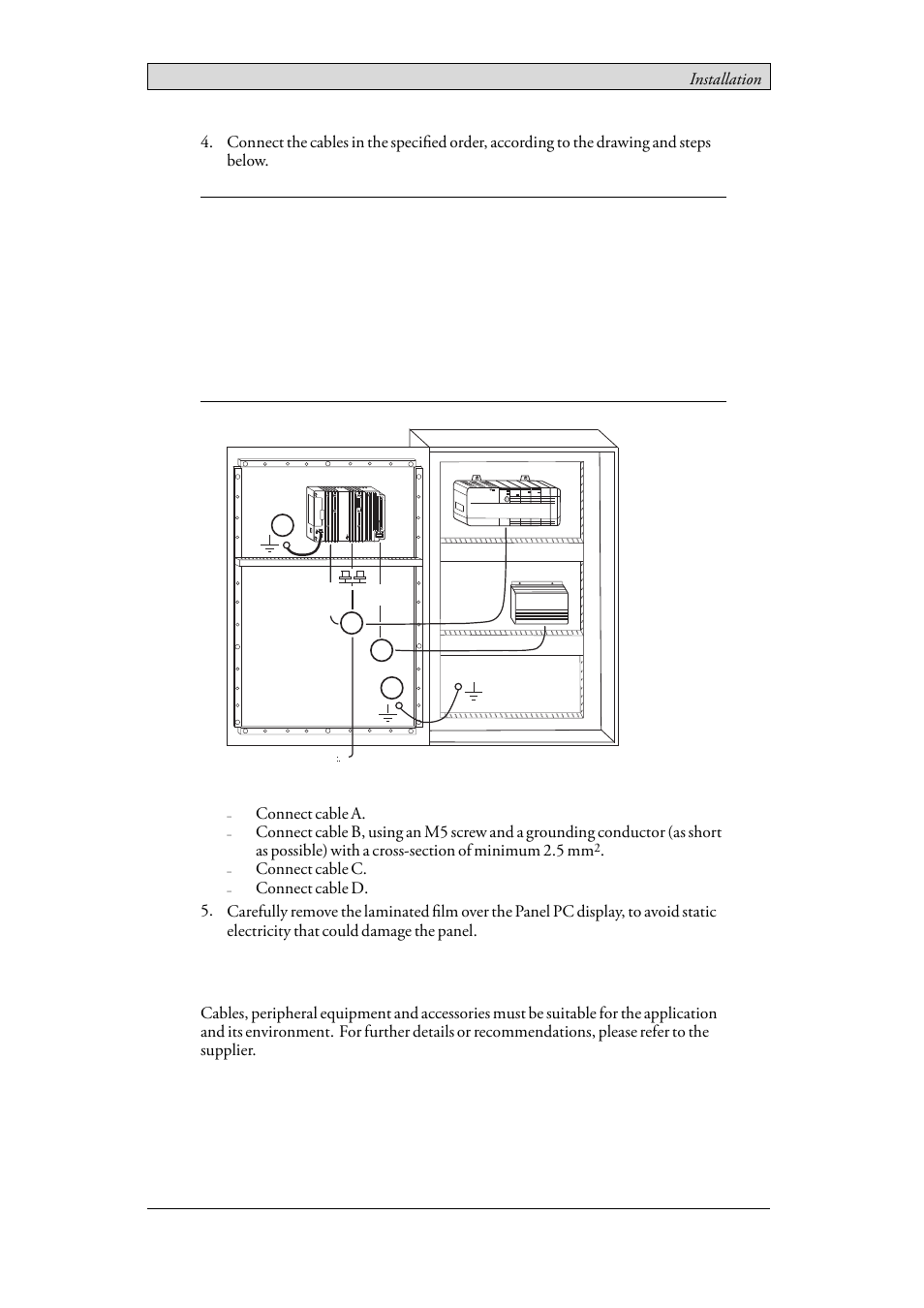 1 other connections and peripherals, Other connections and peripherals | Beijer Electronics EPC TA70 AM EN User Manual | Page 8 / 22