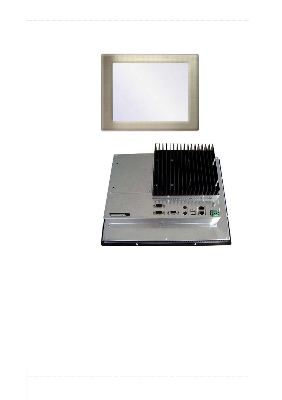 2 rear side, Rear side -2 | Beijer Electronics EPC GEmbedded PC EN User Manual | Page 8 / 26