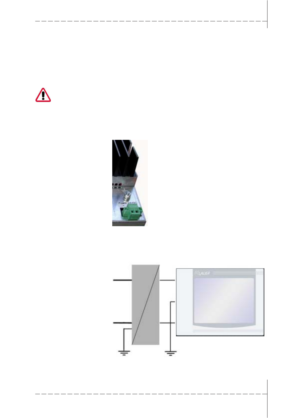 2 commissioning, 1 power supply, Commissioning | Power supply -1, 2commissioning 2 commissioning | Beijer Electronics EPC GEmbedded PC EN User Manual | Page 9 / 26