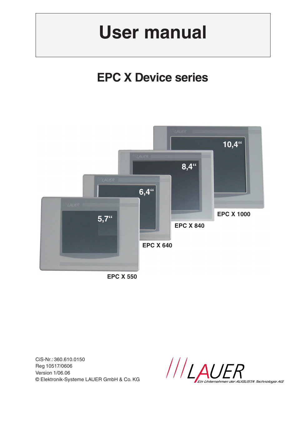 Beijer Electronics EPC X EN User Manual | 28 pages