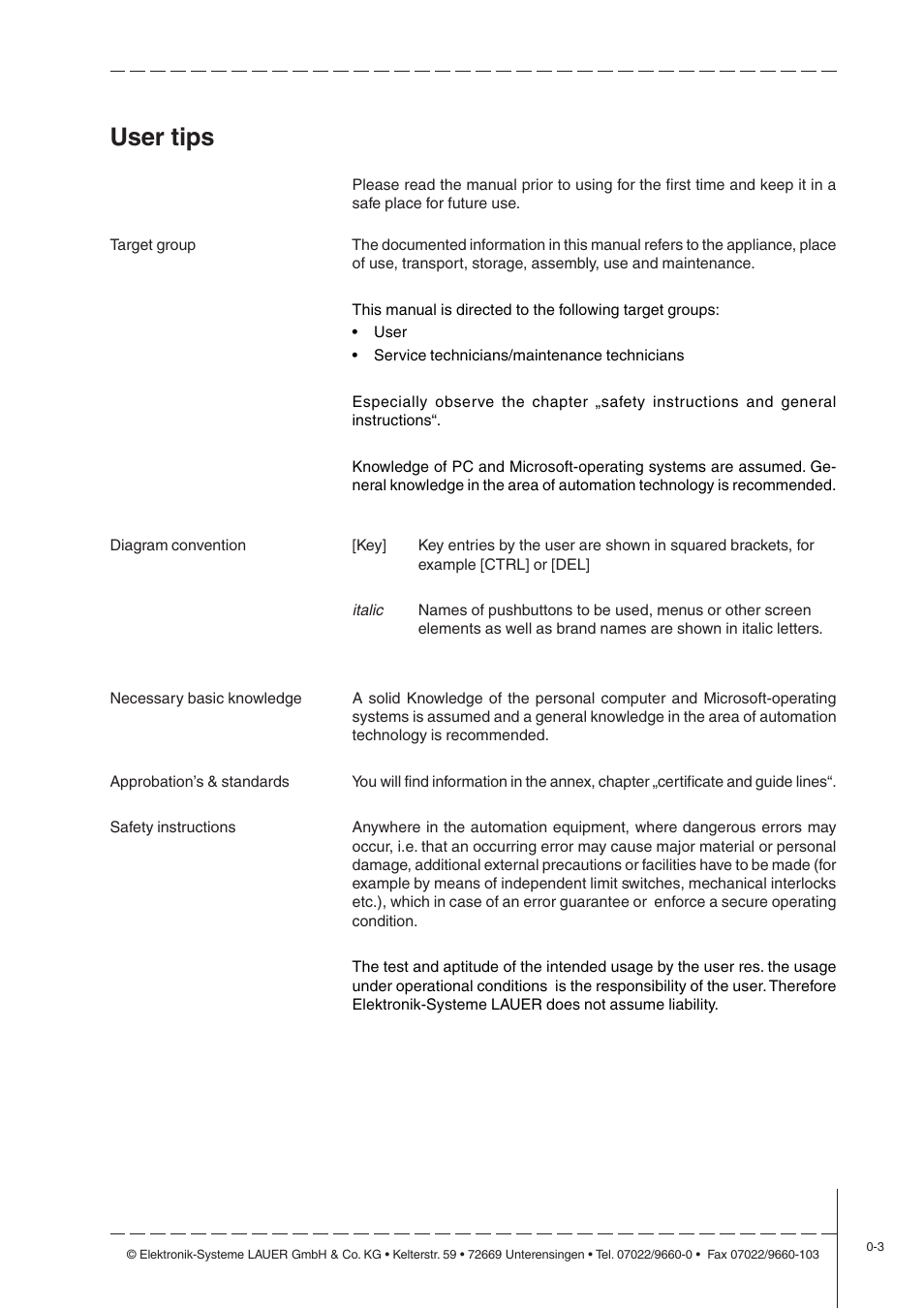 User tips | Beijer Electronics EPC X EN User Manual | Page 3 / 28