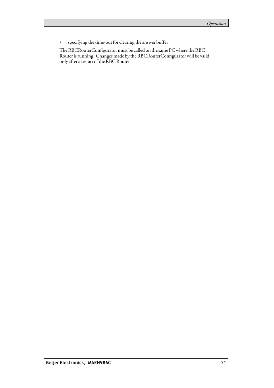 Beijer Electronics RBC EN User Manual | Page 21 / 25