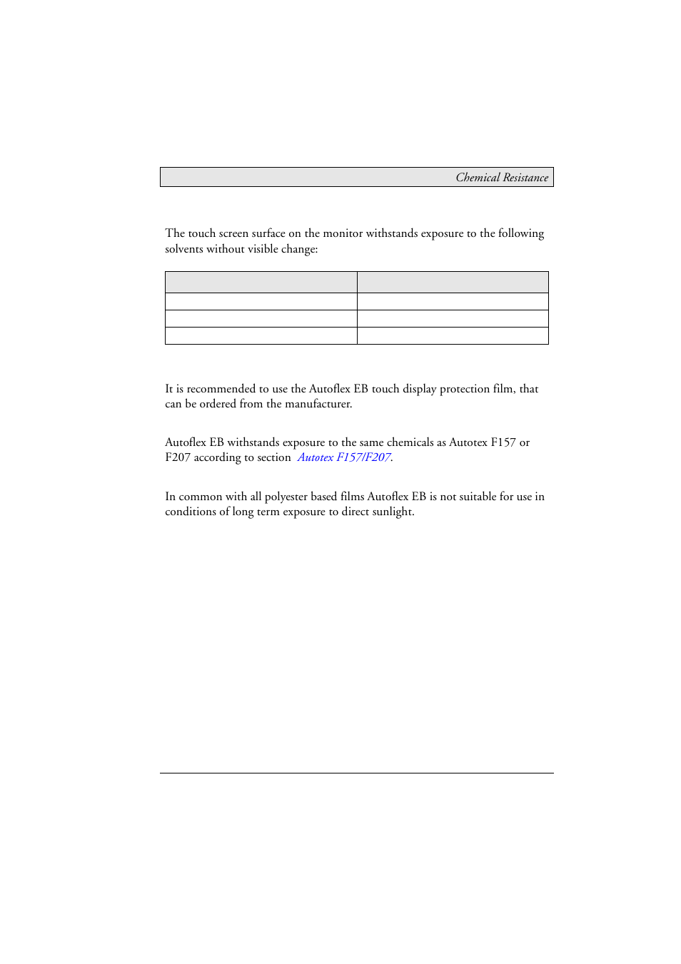 2 touch screen surface, 3 autoflex eb | Beijer Electronics DT1151 EN User Manual | Page 19 / 22