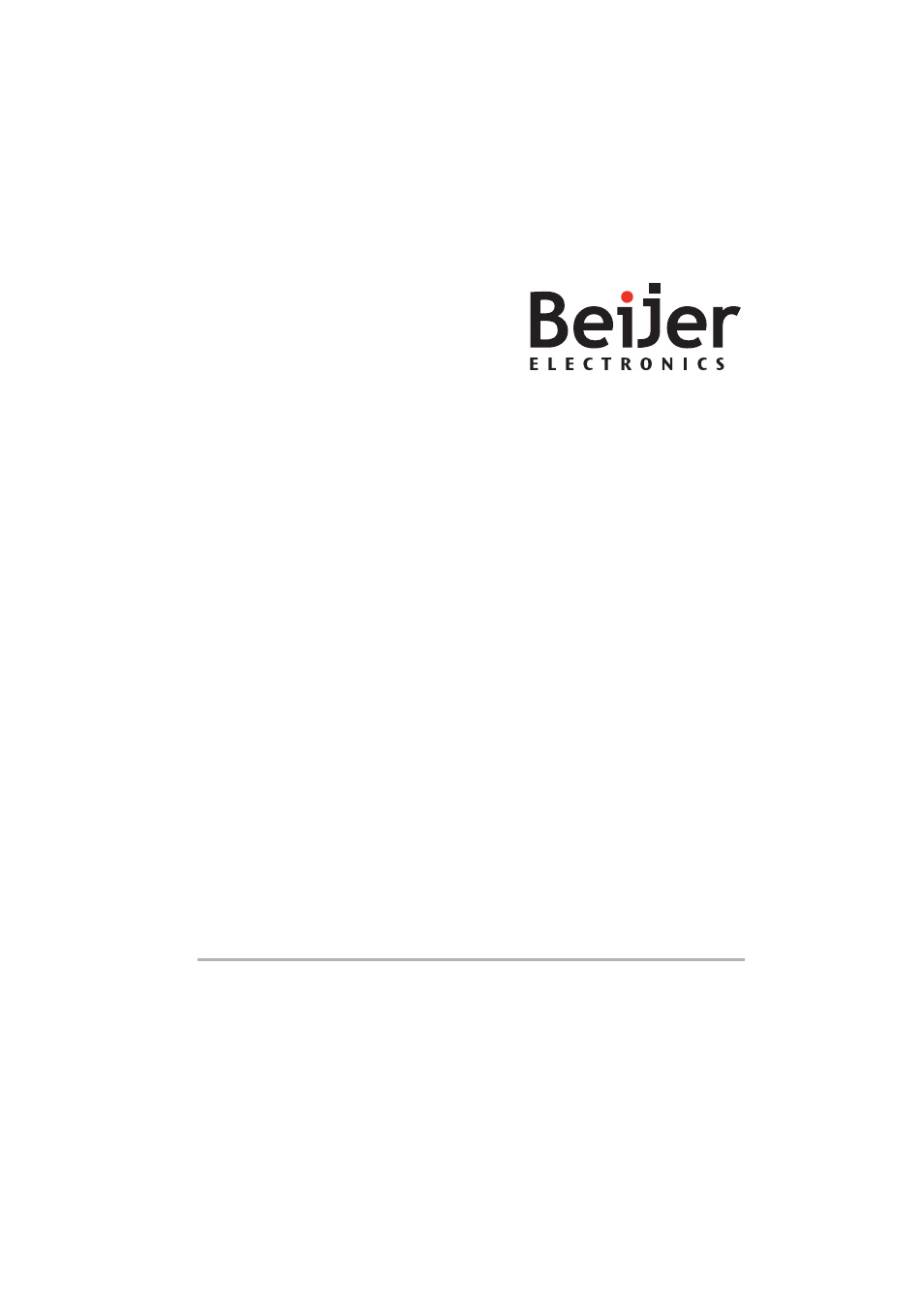 Beijer Electronics DT150 EN User Manual | 24 pages