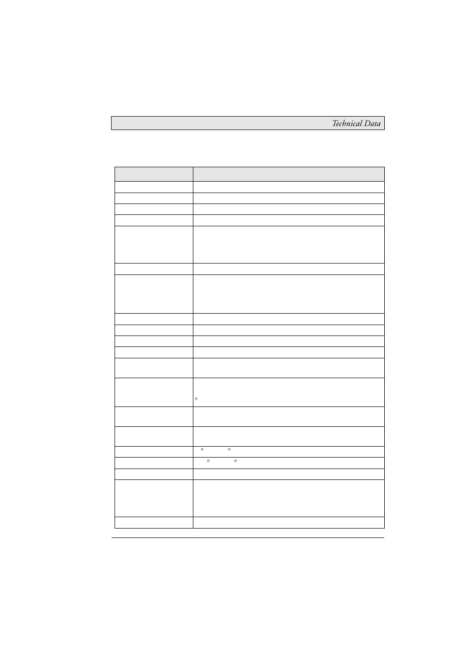 3 technical data, 3technical data | Beijer Electronics DT150 EN User Manual | Page 12 / 24