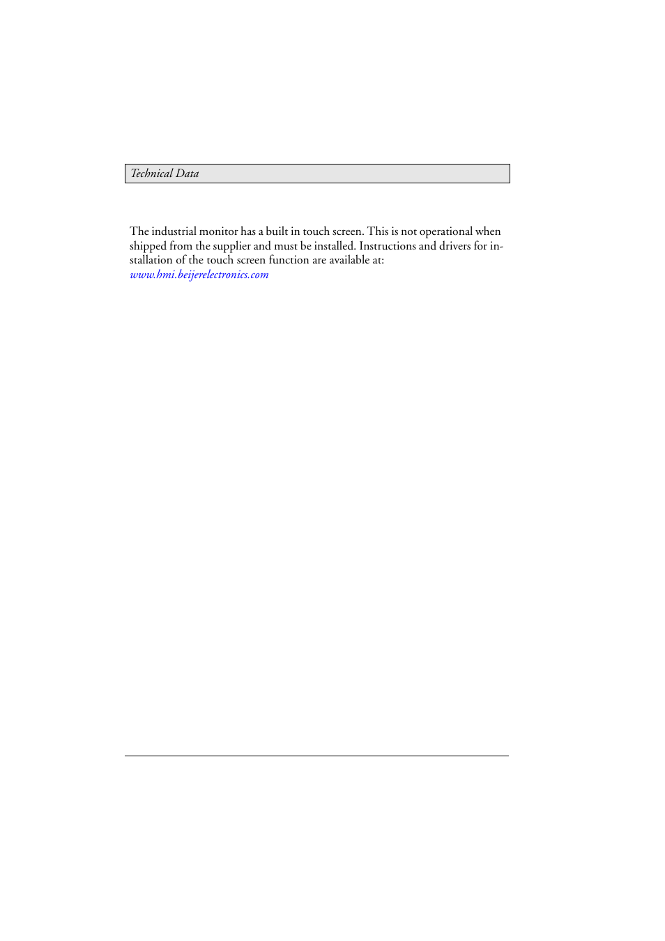 5 calibrate the touch screen, Calibrate the touch screen | Beijer Electronics DT150 EN User Manual | Page 17 / 24