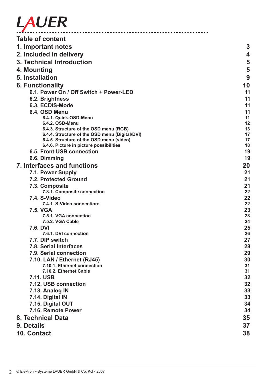 Beijer Electronics MT 223 EN User Manual | Page 2 / 38