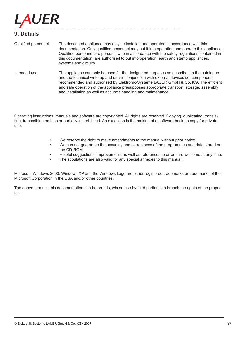 Details | Beijer Electronics MT 223 EN User Manual | Page 37 / 38