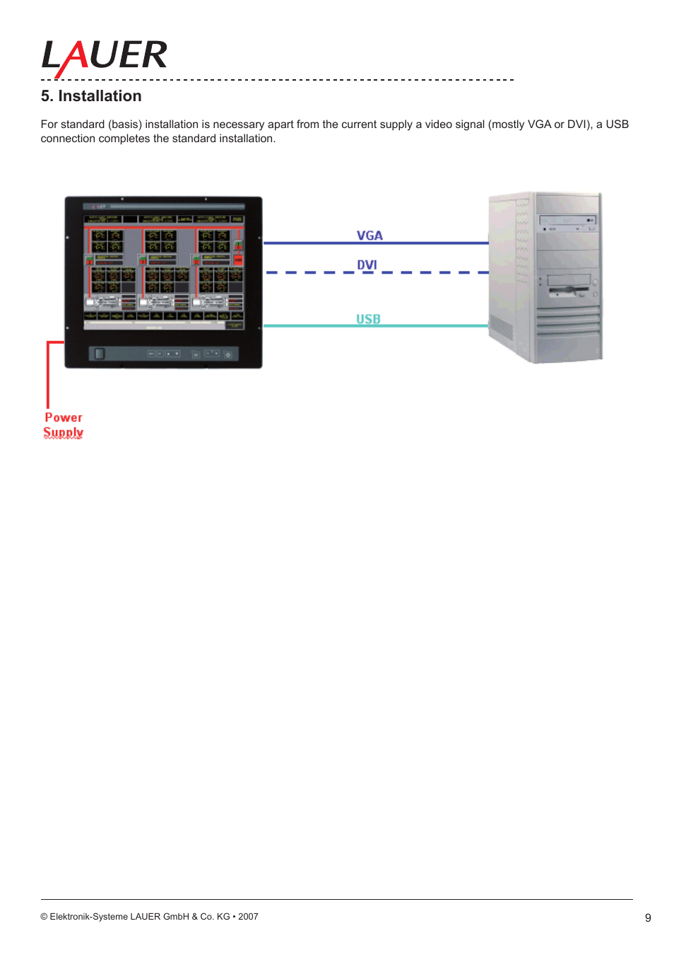 Installation | Beijer Electronics MT 223 EN User Manual | Page 9 / 38