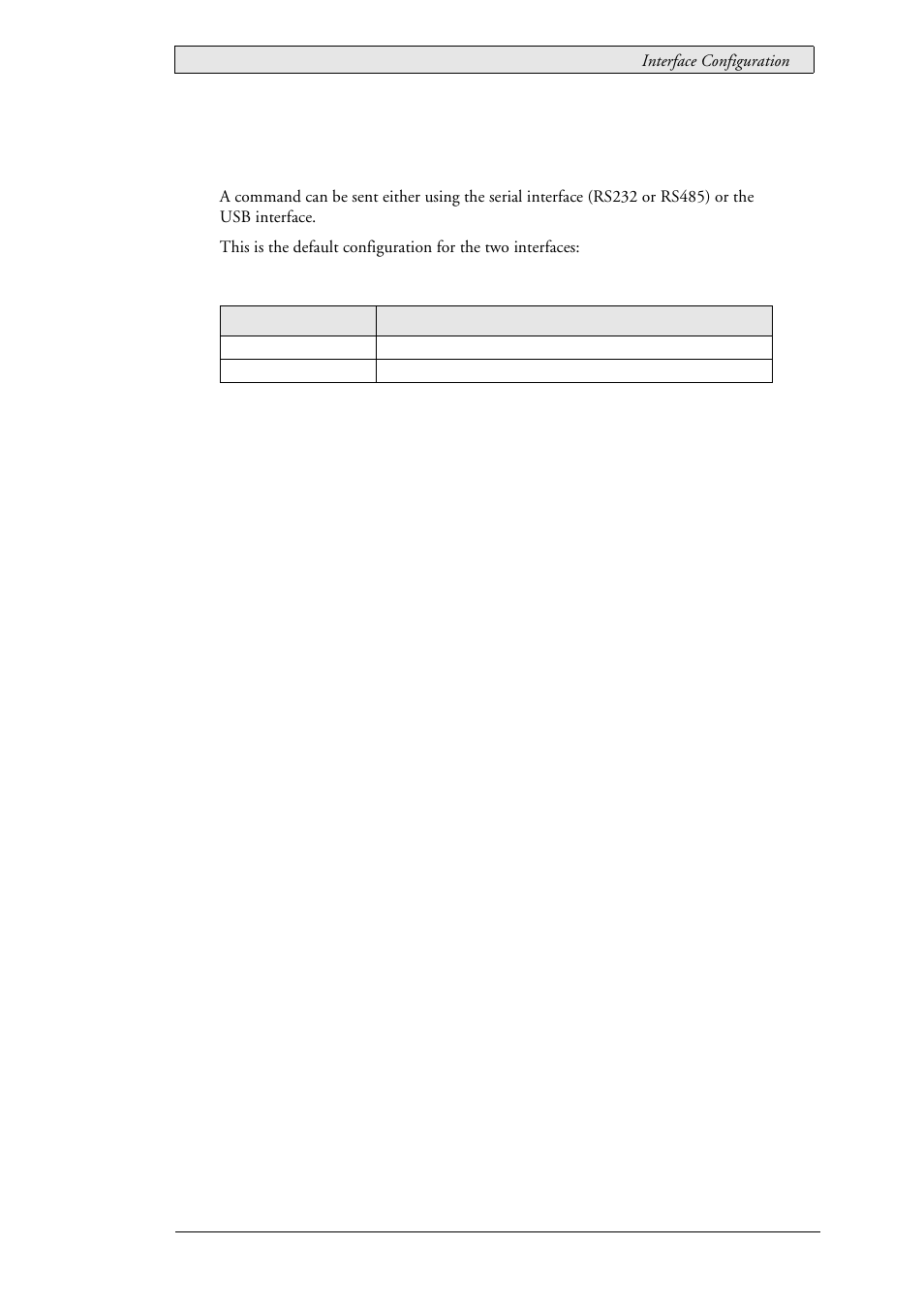 1 interface configuration, Interface configuration, 1interface configuration | Beijer Electronics SCOM  RBC EN User Manual | Page 5 / 64