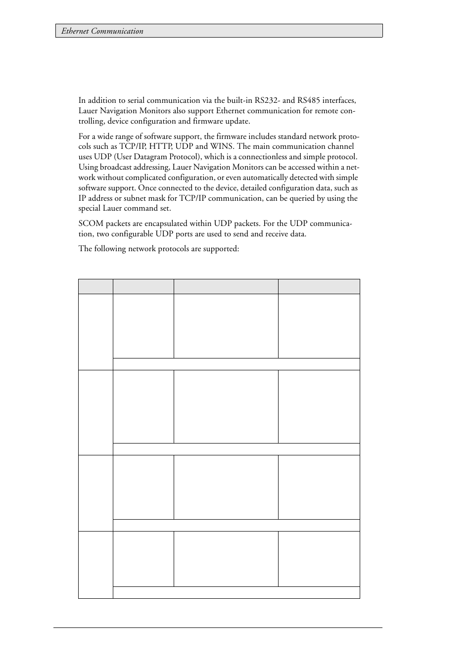 2 ethernet communication, Ethernet communication, 2ethernet communication | Beijer Electronics SCOM Protocol EN User Manual | Page 10 / 143