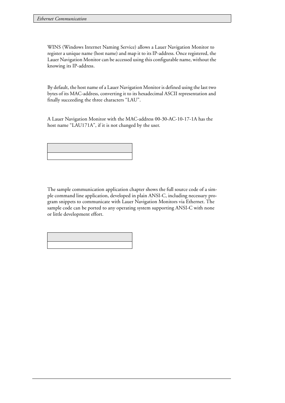 Wins, Sample application, Wins sample application | Beijer Electronics SCOM Protocol EN User Manual | Page 12 / 143