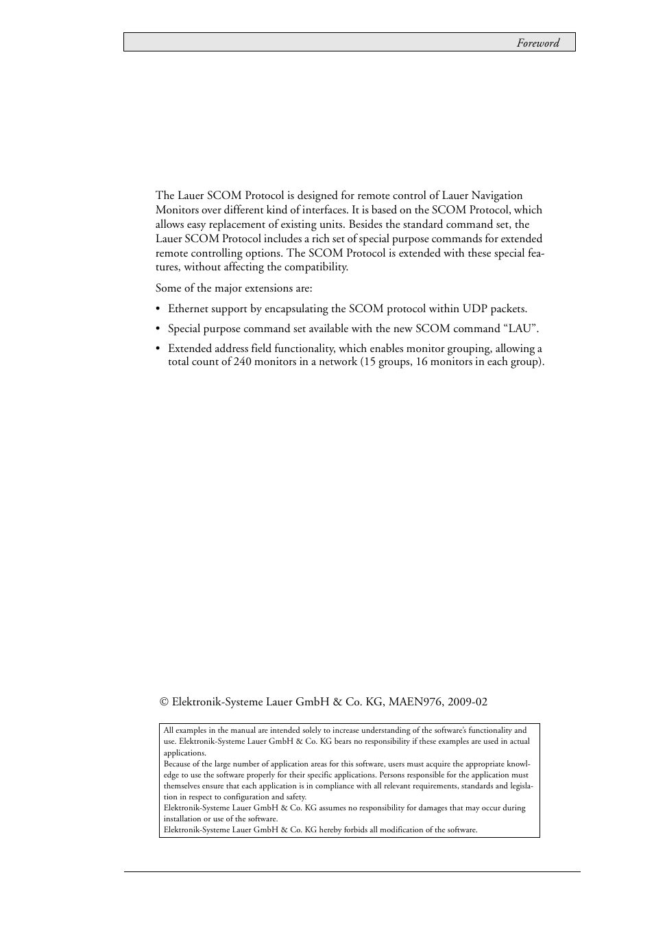 Foreword | Beijer Electronics SCOM Protocol EN User Manual | Page 2 / 143