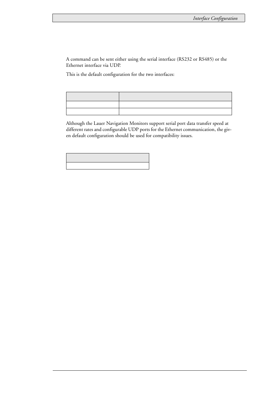 1 interface configuration, Interface configuration, 1interface configuration | Beijer Electronics SCOM Protocol EN User Manual | Page 9 / 143