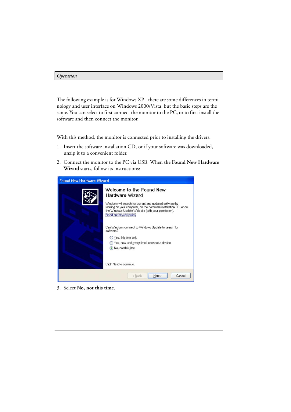 2 software installation | Beijer Electronics MTe Nautic EN User Manual | Page 32 / 58