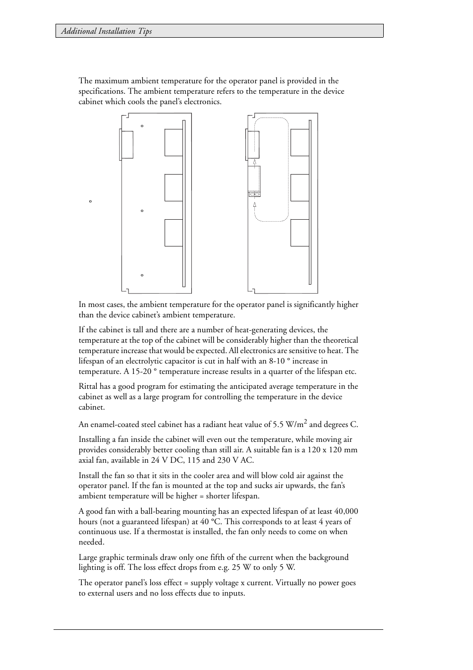 4 ambient temperature | Beijer Electronics EXTER T150-st EN User Manual | Page 20 / 24